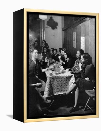 Garment Worker Yetta (Circled), Union Ilgwu, New York, NY, 1938-Hansel Mieth-Framed Premier Image Canvas