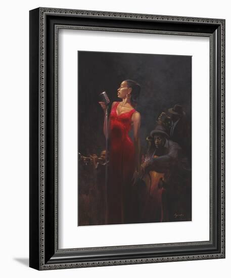 Garnet Diva-Brent Lynch-Framed Art Print