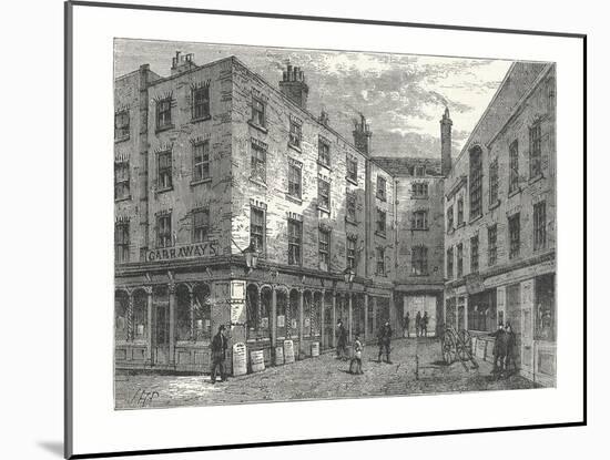 Garraway's Coffee House, 1878-Walter Thornbury-Mounted Giclee Print