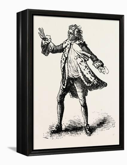 Garrick as King Lear, Shakespeare, English Poet and Playwright, 1564-1616, UK, 1893-null-Framed Premier Image Canvas