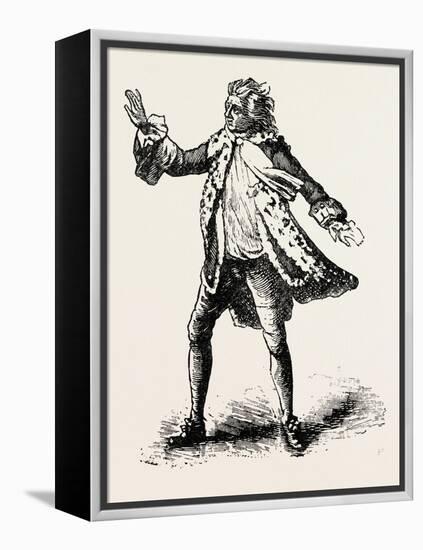 Garrick as King Lear, Shakespeare, English Poet and Playwright, 1564-1616, UK, 1893-null-Framed Premier Image Canvas