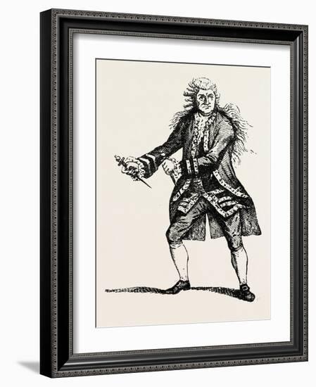 Garrick as Macbeth, Shakespeare, English Poet and Playwright, 1564-1616, UK, 1893-null-Framed Giclee Print