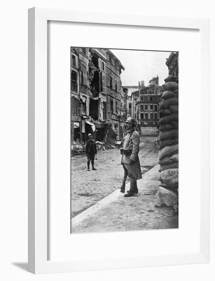 Garrison of French Soldiers and Firemen, Verdun, France, First World War, 1916-null-Framed Giclee Print