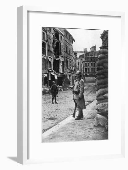 Garrison of French Soldiers and Firemen, Verdun, France, First World War, 1916-null-Framed Giclee Print