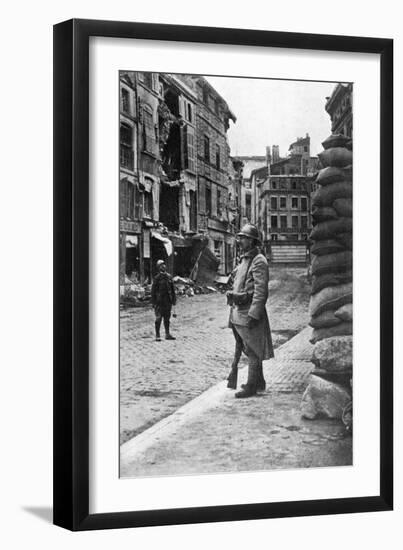 Garrison of French Soldiers and Firemen, Verdun, France, First World War, 1916-null-Framed Giclee Print