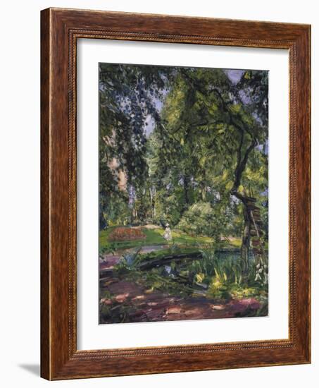 Garten at Godramstein with Crooked Tree, 1910-Max Slevogt-Framed Giclee Print