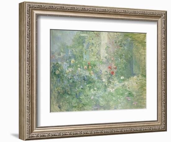 Garten in Bougival, 1884-Berthe Morisot-Framed Giclee Print