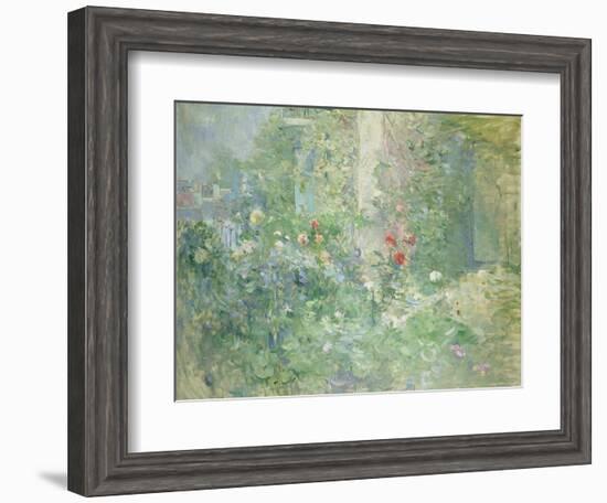 Garten in Bougival, 1884-Berthe Morisot-Framed Giclee Print