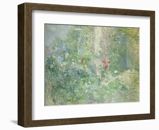 Garten in Bougival, 1884-Berthe Morisot-Framed Giclee Print