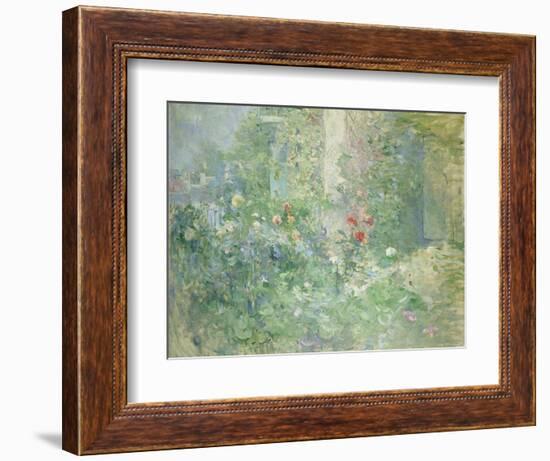 Garten in Bougival, 1884-Berthe Morisot-Framed Giclee Print