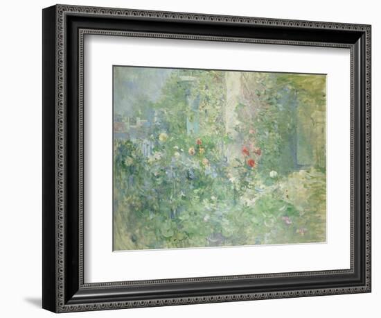 Garten in Bougival, 1884-Berthe Morisot-Framed Giclee Print