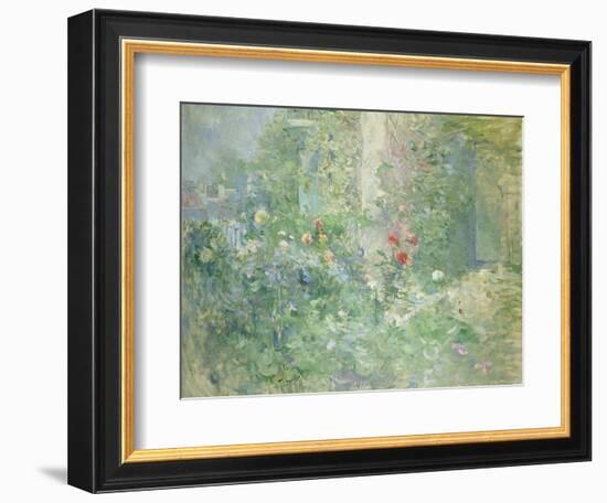 Garten in Bougival, 1884-Berthe Morisot-Framed Giclee Print