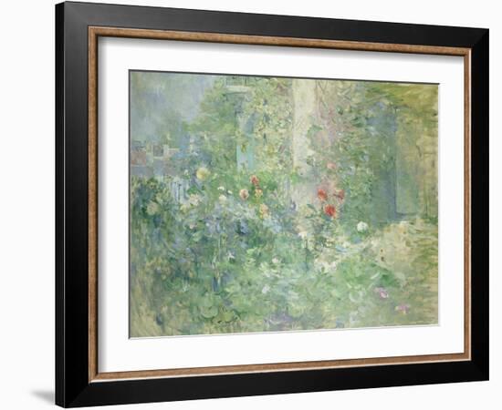 Garten in Bougival, 1884-Berthe Morisot-Framed Giclee Print