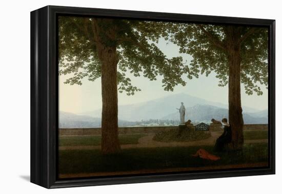 Gartenterrasse (Garden Terrace)-Caspar David Friedrich-Framed Premier Image Canvas