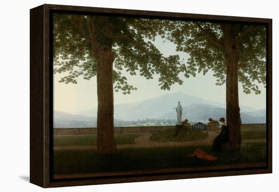 Gartenterrasse (Garden Terrace)-Caspar David Friedrich-Framed Premier Image Canvas