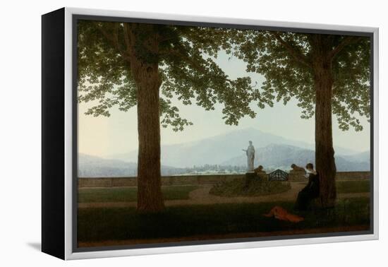 Gartenterrasse (Garden Terrace)-Caspar David Friedrich-Framed Premier Image Canvas