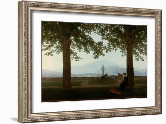 Gartenterrasse (Garden Terrace)-Caspar David Friedrich-Framed Giclee Print