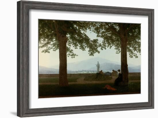 Gartenterrasse (Garden Terrace)-Caspar David Friedrich-Framed Giclee Print