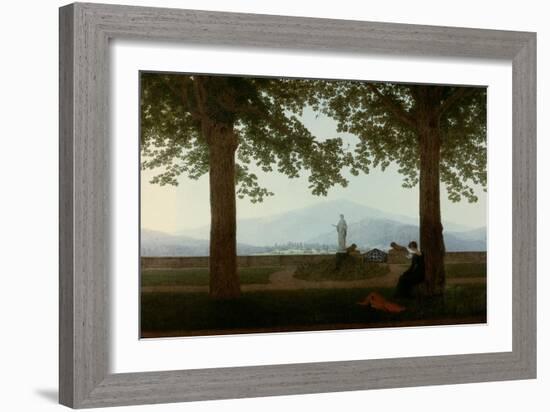 Gartenterrasse (Garden Terrace)-Caspar David Friedrich-Framed Giclee Print