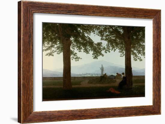 Gartenterrasse (Garden Terrace)-Caspar David Friedrich-Framed Giclee Print