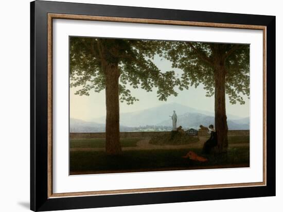 Gartenterrasse (Garden Terrace)-Caspar David Friedrich-Framed Giclee Print