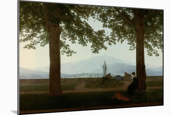 Gartenterrasse (Garden Terrace)-Caspar David Friedrich-Mounted Giclee Print