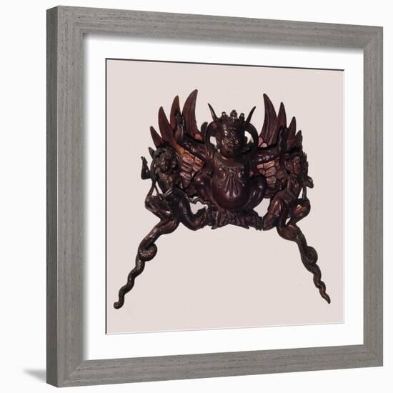 Garuda, king of birds, was borrowed by Tibetan Buddhism from the Hindu pantheon-Werner Forman-Framed Giclee Print