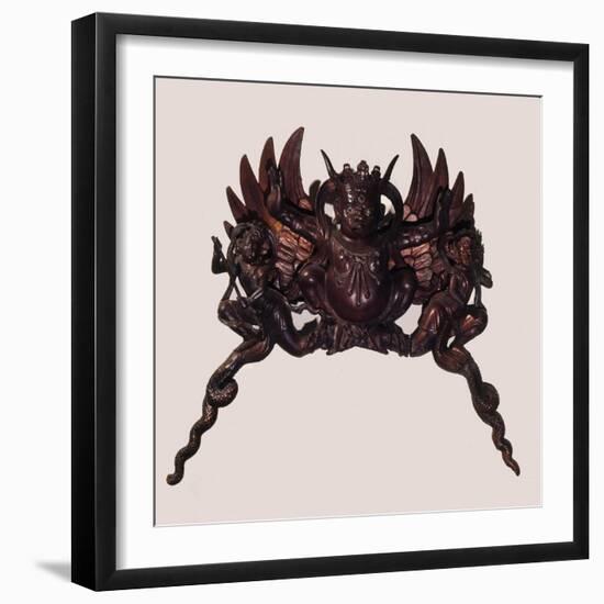 Garuda, king of birds, was borrowed by Tibetan Buddhism from the Hindu pantheon-Werner Forman-Framed Giclee Print