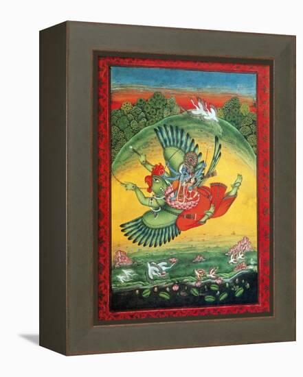 Garuda, the Vahana of Lord Vishnu-Science Source-Framed Premier Image Canvas