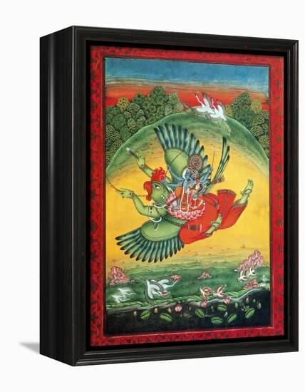 Garuda, the Vahana of Lord Vishnu-Science Source-Framed Premier Image Canvas