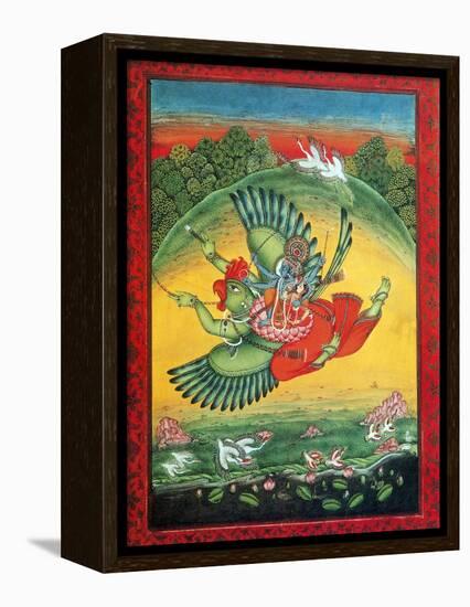 Garuda, the Vahana of Lord Vishnu-Science Source-Framed Premier Image Canvas