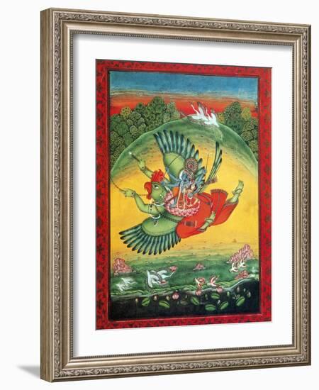 Garuda, the Vahana of Lord Vishnu-Science Source-Framed Giclee Print