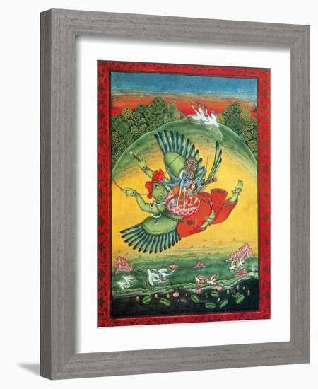 Garuda, the Vahana of Lord Vishnu-Science Source-Framed Giclee Print