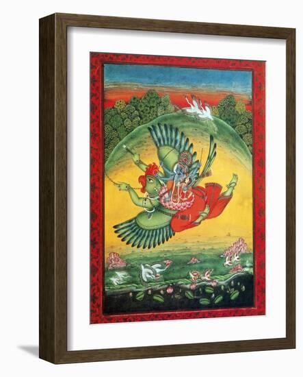 Garuda, the Vahana of Lord Vishnu-Science Source-Framed Giclee Print