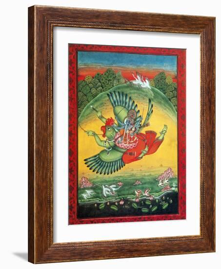 Garuda, the Vahana of Lord Vishnu-Science Source-Framed Giclee Print