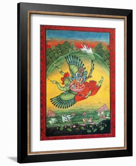 Garuda, the Vahana of Lord Vishnu-Science Source-Framed Giclee Print