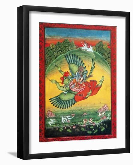 Garuda, the Vahana of Lord Vishnu-Science Source-Framed Giclee Print