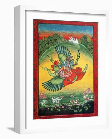 Garuda, the Vahana of Lord Vishnu-Science Source-Framed Giclee Print