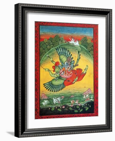 Garuda, the Vahana of Lord Vishnu-Science Source-Framed Giclee Print