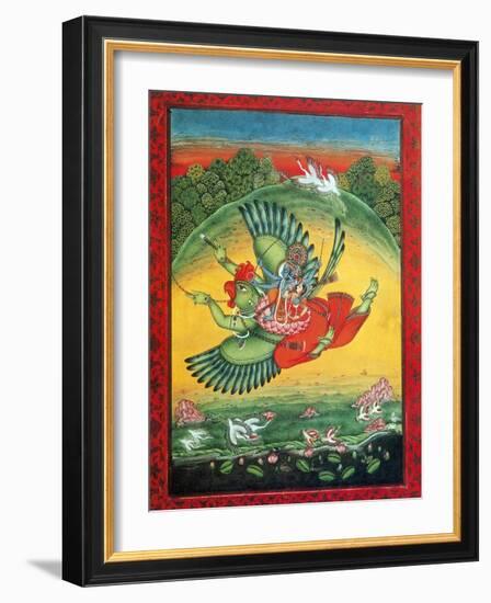 Garuda, the Vahana of Lord Vishnu-Science Source-Framed Giclee Print