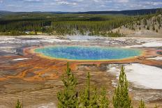 Grand Prismatic Spring, Midway Geyser Basin, Yellowstone National Park, Wyoming, U.S.A.-Gary Cook-Photographic Print