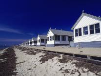 Line of Ocean Front Cottages, Cape Cod-Gary D^ Ercole-Framed Premier Image Canvas