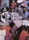 Latino Jazz-Gary Kelley-Stretched Canvas