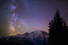 Milky Way (Constellation Sagittarius), Mt Rainier NP, Washington, USA-Gary Luhm-Photographic Print