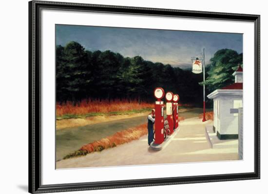 Gas, 1940-Edward Hopper-Framed Art Print