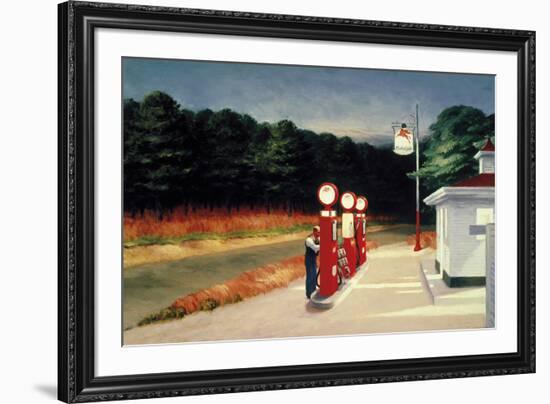 Gas, 1940-Edward Hopper-Framed Art Print