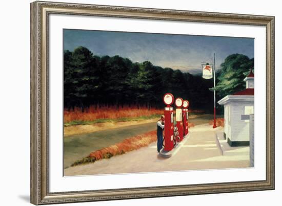 Gas, 1940-Edward Hopper-Framed Art Print