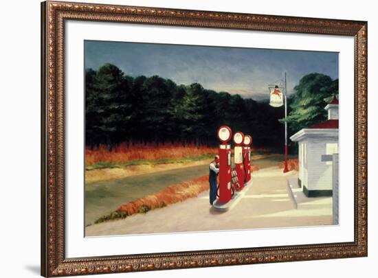 Gas, 1940-Edward Hopper-Framed Art Print