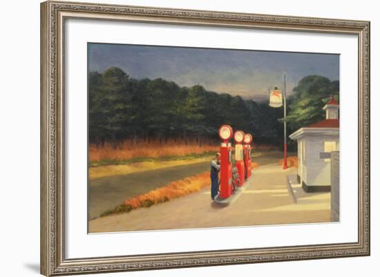 Gas, 1940-Edward Hopper-Framed Art Print