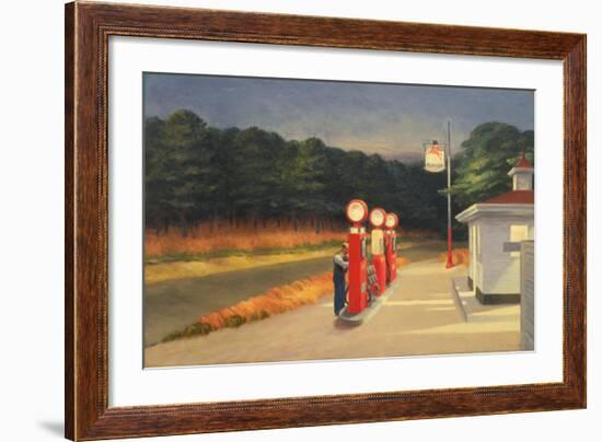 Gas, 1940-Edward Hopper-Framed Art Print